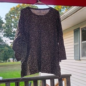 Leopard print blouse